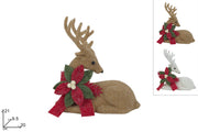 NATALE RENNA SEDUTA 20CM 69553 2ESSE