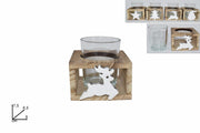 NATALE PORTATEALIGHT LEGNO NATURALE 74953 2ESSE