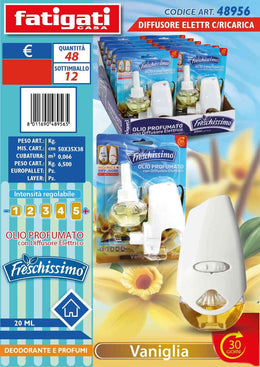 DIFFUSORE ELETTRICO + RICARICA 20ML VANIGLIA