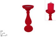 NATALE P.CANDELA ROSSO 28CM 51572 2ESSE