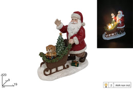 NATALE BABBO SLITTA C/LUCE 37545 2ESSE