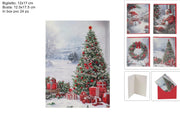 NATALE BIGLIETTO 12X17CM MAMINATO 469432ESSE