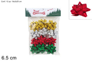 NATALE COCCARDE 12PZ 6.5CM 45860 2ESSE