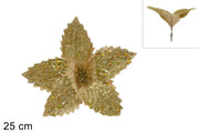 NATALE POINSETTIA PINZETTA 25CM 81739 2ESSE