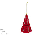 NATALE APPENDINO ALBERO ROSSO C/GLITTER ORO 45235 2ESSE