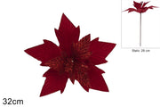 NATALE STELO FIORE 32CM 82362 2ESSE