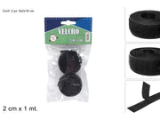 VELCRO NERO 1MT 2ESSE