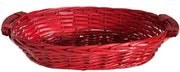 NATALE CESTA HOLIDAYS ROSSA 45X36CM LOVIMPORT