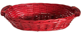 NATALE CESTA HOLIDAYS ROSSA 45X36CM LOVIMPORT