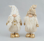 NATALE GNOMO ORO POLIESTERE CM.55 46660 E.NATALE
