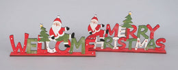 NATALE SCRITTA WELCOME/MERRY CHRISTMAS 30X15 E.NATALE
