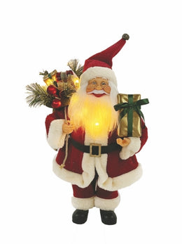 NATALE BABBO CM.40 MUSICA BARBA LUMINOSA 76774 E.NATALE