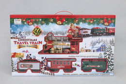 NATALE LOCOMOTIVA 3 VAGONI+LUCE E SUONI 76240 E.NATALE