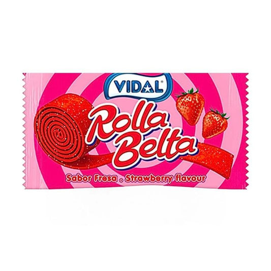 VIDAL ROLLS STRAWBERRY 19G