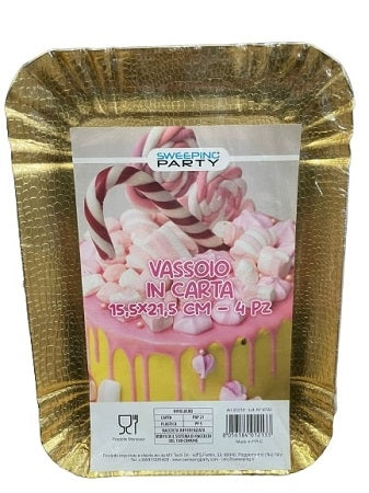 VASSOIO CARTA 4PZ 700GR 15,5X21,5 MVT