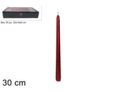 NATALE CANDELA LAMINATA ROSSA 2ESSE