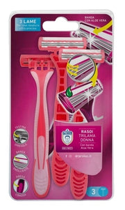 DR PROTECT RASOIO 3PZ DONNA TRILAMA CON ALOE VERA