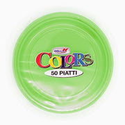 NATURIA BIO PIATTI 15PZ VERDE MELA