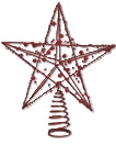 NATALE PUNTALE STELLA 23CM ROSSO 63707 E.NATALE