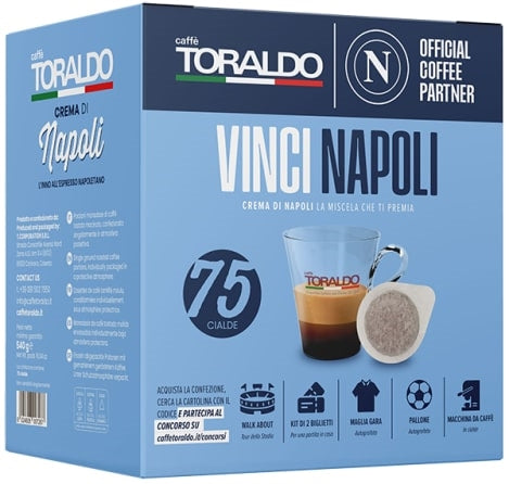 TORALDO CAFFE CIALDE CREMA DI NAPOLI T75 540G