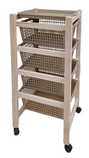 CARRELLO C/4 CASSETTI NATURALE 2ESSE