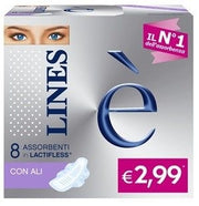 LINES E' CON ALI 8PZ VIOLA CHIARO