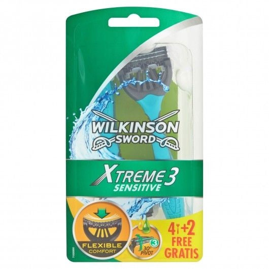 WILKINSON XTREME3 SENSITIVE 4+2 RASOI