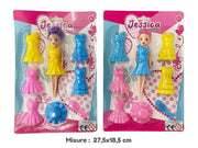 BAMBOLA CON VESTITI 1715 TRESIS