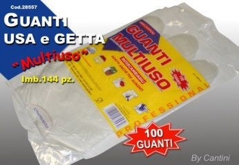 GUANTI MONOUSO 100PZ 28557