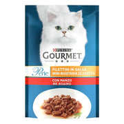 PURINA GOURMET PERLE FILETTINI MANZO 85G