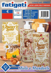 SAPONE LIQUIDO 500ML MIELE&MANDORLA