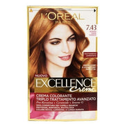 L'OREAL CREMA EXCELLENCE 7.43 BIONDO RAME DORATO
