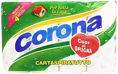 CORONA CUOR DI SPUGNA 4 ROTOLI