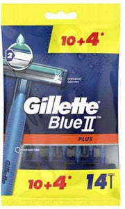 GILLETTE BLUE II  PLUS 10+4 PZ