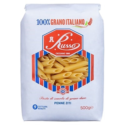 RUSSO 100 PENNE ZITI 500G