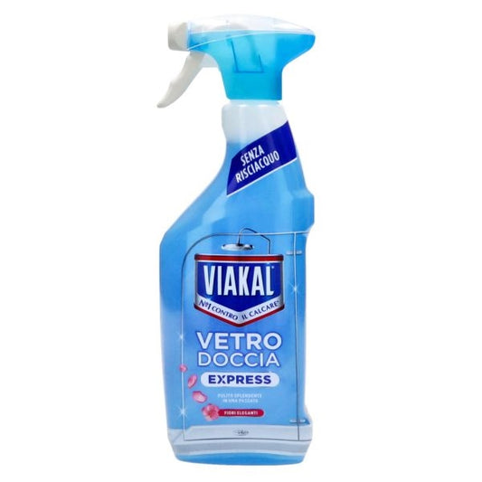 VIAKAL 470ML SPRAY NEW  VETRO DOCCIA FIORI ELEGANTI