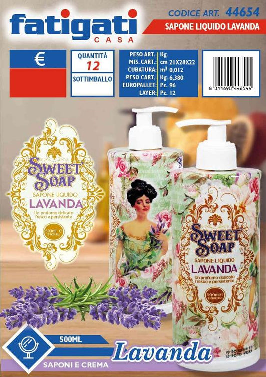 SAPONE LIQUIDO 500ML LAVANDA SWEETS