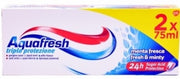 AQUAFRESH TRIPLA PROTEZ. 2X75ML MENTA FRESCA BIPACCO