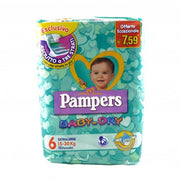 PAMPERS PANNOLINI BABY DRY MIS 6