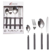 KASAVIVA SIMPLY POSATE 24PZ TORTORA