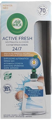 AIR WICK ACTIVE FRESH 228ml COMPLETO BREZZA MARINA