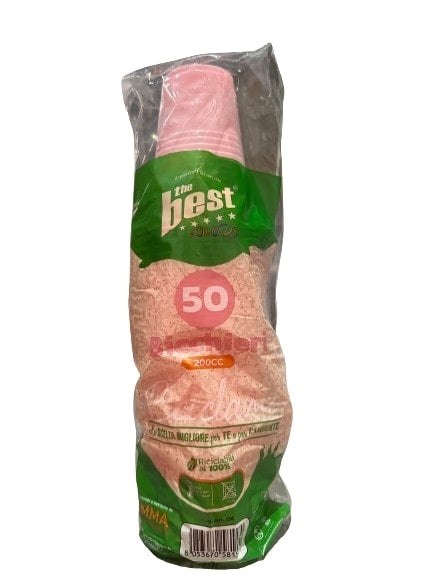 THE BEST BICCHIERE RIUT. 50PZ ROSA