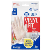 TULIP GUANTI 20PZ VINYL FIT M-L