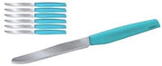 PEDRINI COLTELLI TAVOLA 6PZ AZZURRI