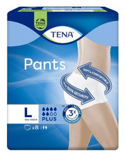 TENA PANTS PROTECT LARGE X8 PLUS