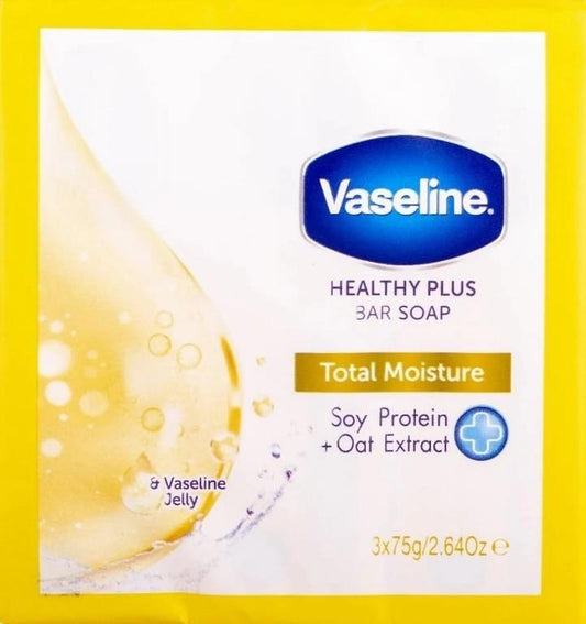 VASELINE SAPONETTA 3PZ 75GR TOTAL MOISTURE