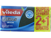 VILEDA GLITZI CRYSTAL 3 SPUGNE ABRASIVE