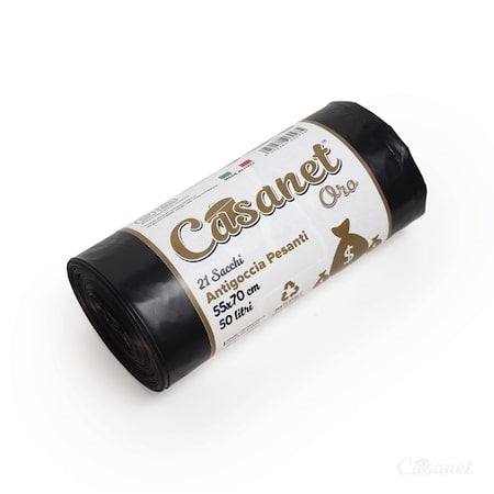 CASANET SACCHI 700GR 55X70 NERO