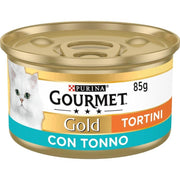 PURINA GOURMET GOLD TONNO TORTINA 85G