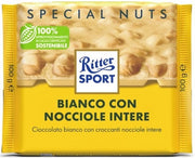 RITTER SPORT NOCCIOLE BIANCO 100G